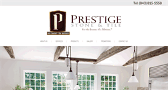 Desktop Screenshot of prestigestoneinc.com